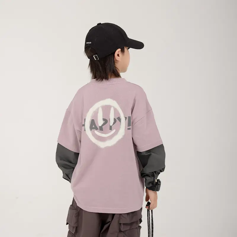 Boys Korean Style Long Sleeve T-Shirt 2025 - Image 2
