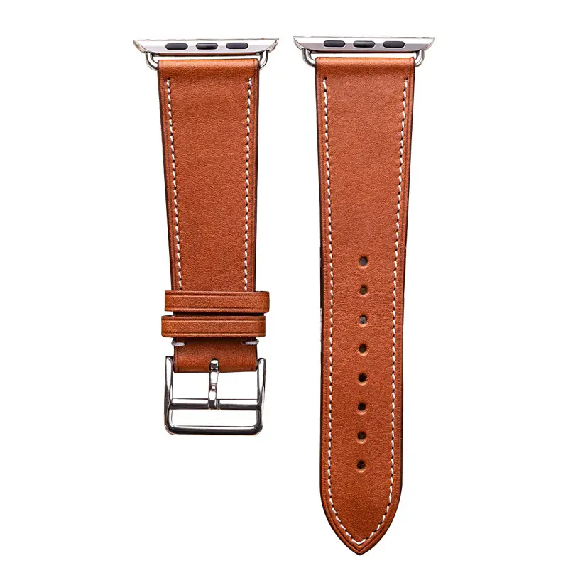 Suitable for Hermès Apple Watch 3 Apple Watch Strap Made of First-Layer Genuine Leather Iwatch11/Ultra3 Strap 46