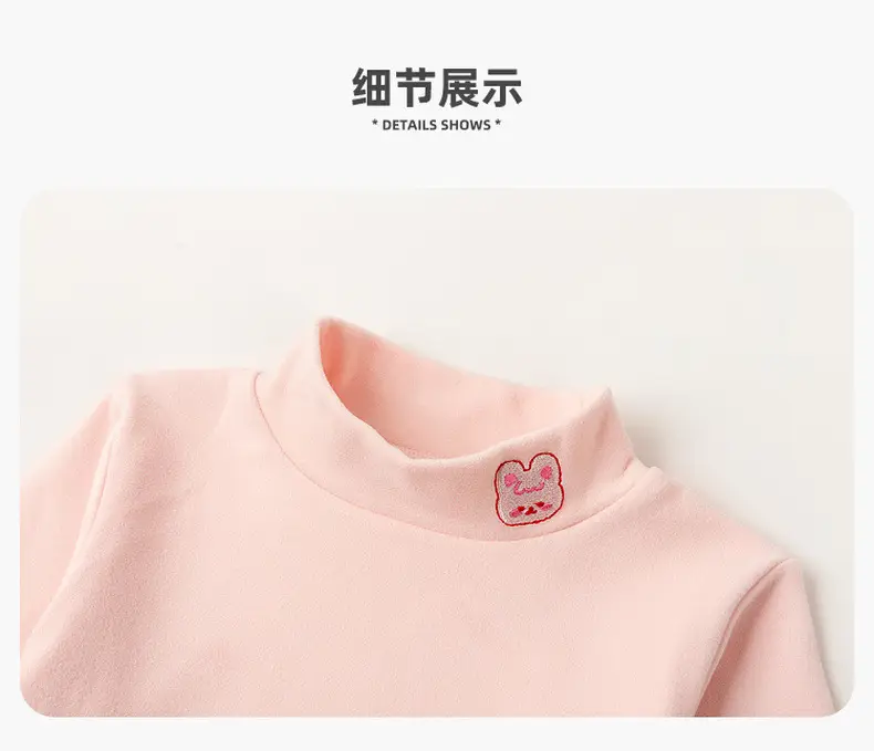 Dudu Family Baby Long Sleeve T-Shirt Pink Winter Boys Base — feature 18