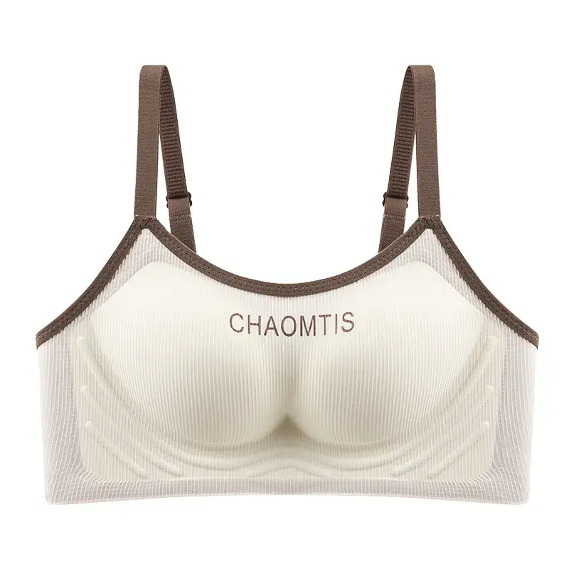 Brown Soft Chest Bra for Women, Insensitive Skin Friendly, Natural Fit
