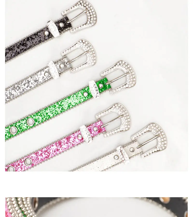 Y2K Rhinestone Belt Pin Buckle Women Ins Style — feature 14
