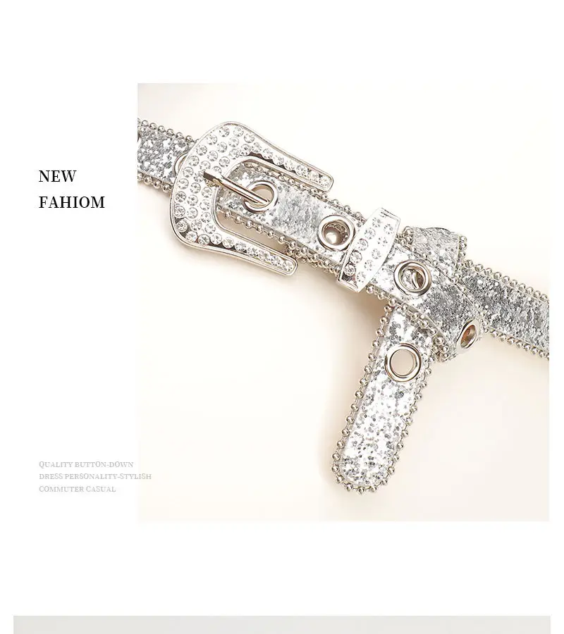 Y2K Rhinestone Belt Pin Buckle Women Ins Style — feature 16