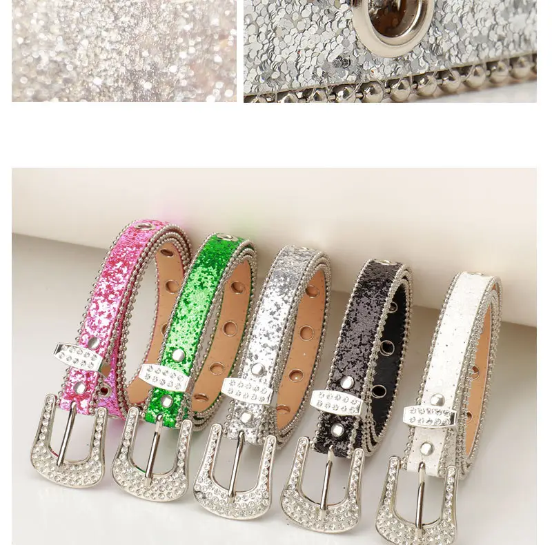 Y2K Rhinestone Belt Pin Buckle Women Ins Style — feature 3