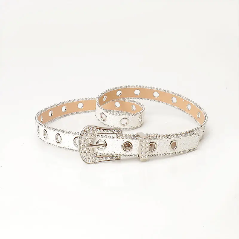 Y2K Rhinestone Belt Pin Buckle Women Ins Style - Image 2