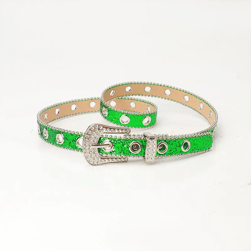 Y2K Rhinestone Belt Pin Buckle Women Ins Style - Image 3