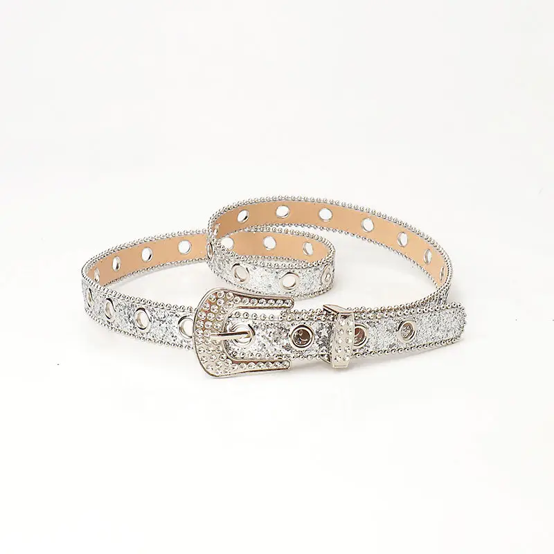 Y2K Rhinestone Belt Pin Buckle Women Ins Style - Image 5