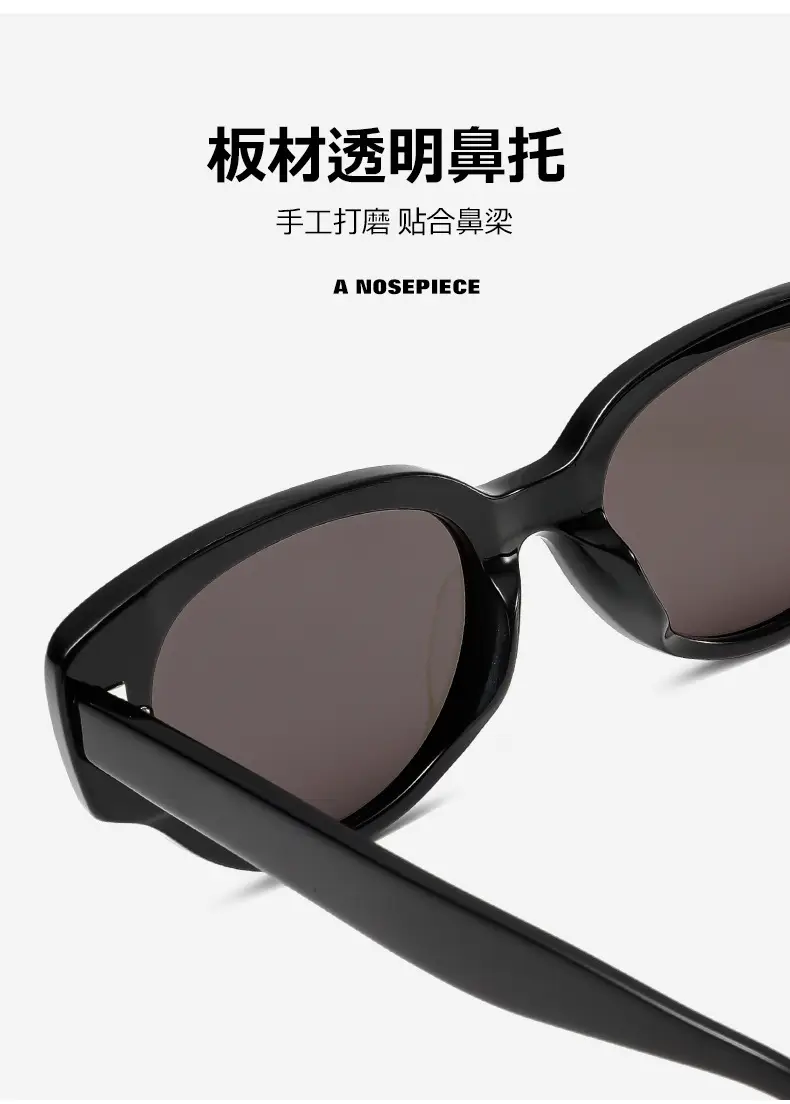 Trendy Black Acetate Sunglasses for Men Women — feature 16