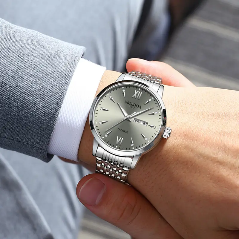 Fake mechanical watch full-automatic men's watch men's hollow waterproof tide luminous double calendar trembles fast hand a generation of hair - Image 3