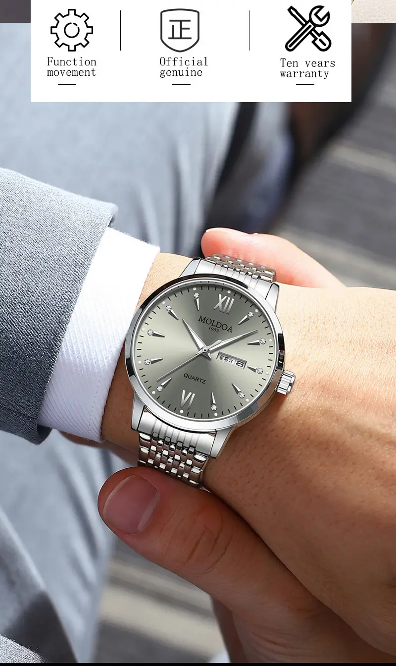 Fake mechanical watch full-automatic men's watch men's hollow waterproof tide luminous double calendar trembles fast hand a generation of hair — feature 12