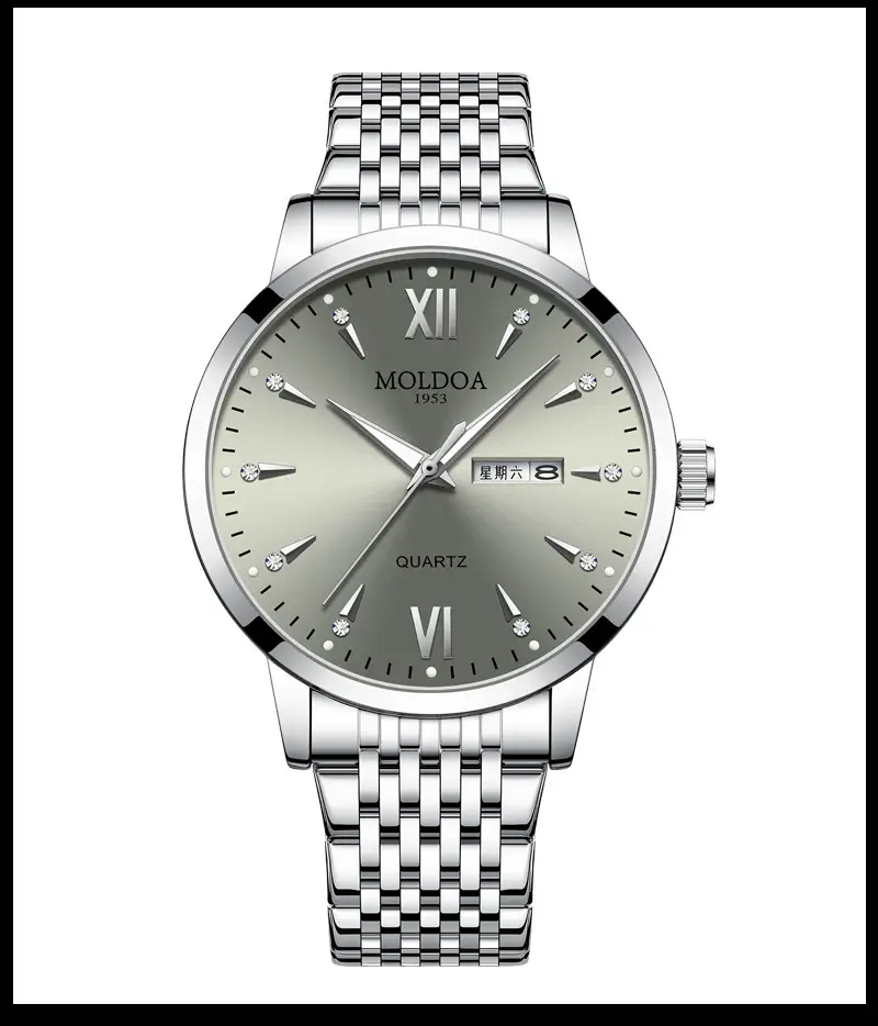 Fake mechanical watch full-automatic men's watch men's hollow waterproof tide luminous double calendar trembles fast hand a generation of hair — feature 13