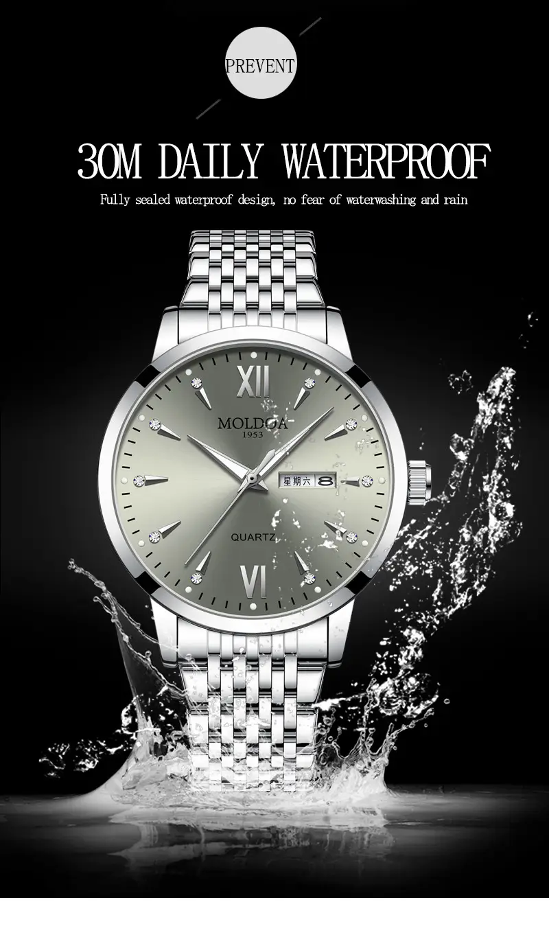 Fake mechanical watch full-automatic men's watch men's hollow waterproof tide luminous double calendar trembles fast hand a generation of hair — feature 16