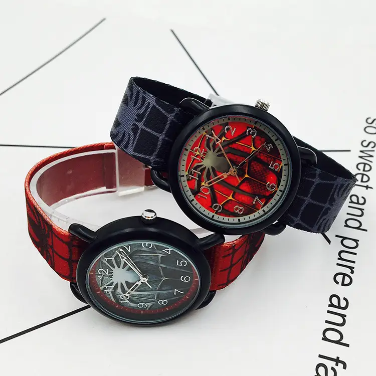 Cartoon Kid's Waterproof Digital Watch Red Strap - Image 6