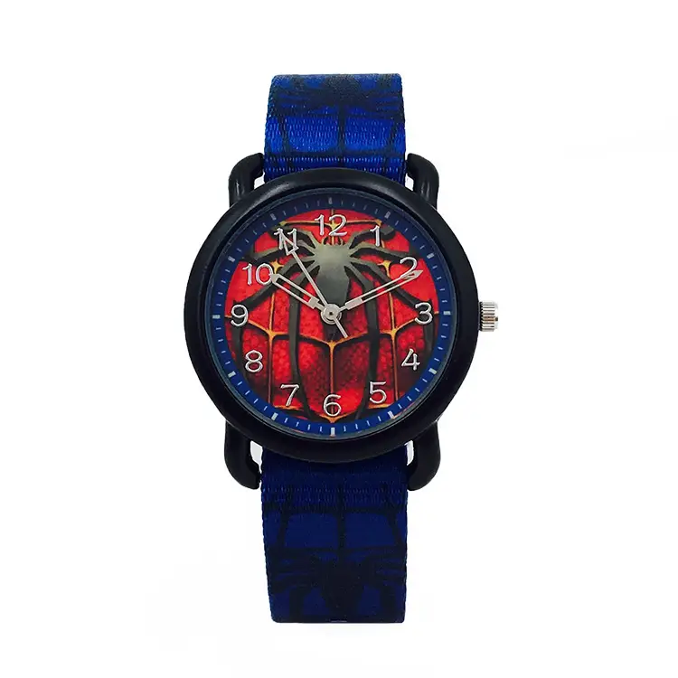 Cartoon Kid's Waterproof Digital Watch Red Strap - Image 2