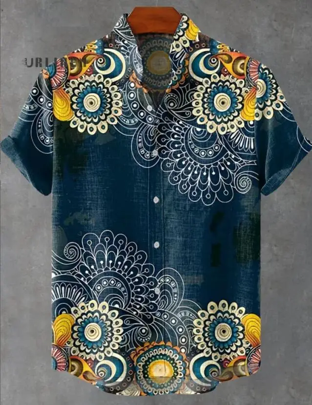3D Digital Printed Fish Art Short Sleeve Collar T-Shirt - Image 13