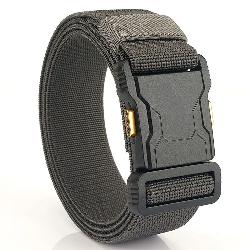 Men's Tactical Belt Canvas Strap Alloy Buckle - Image 8