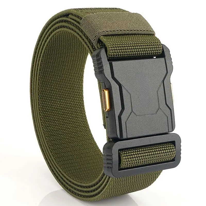 Men's Tactical Belt Canvas Strap Alloy Buckle - Image 11