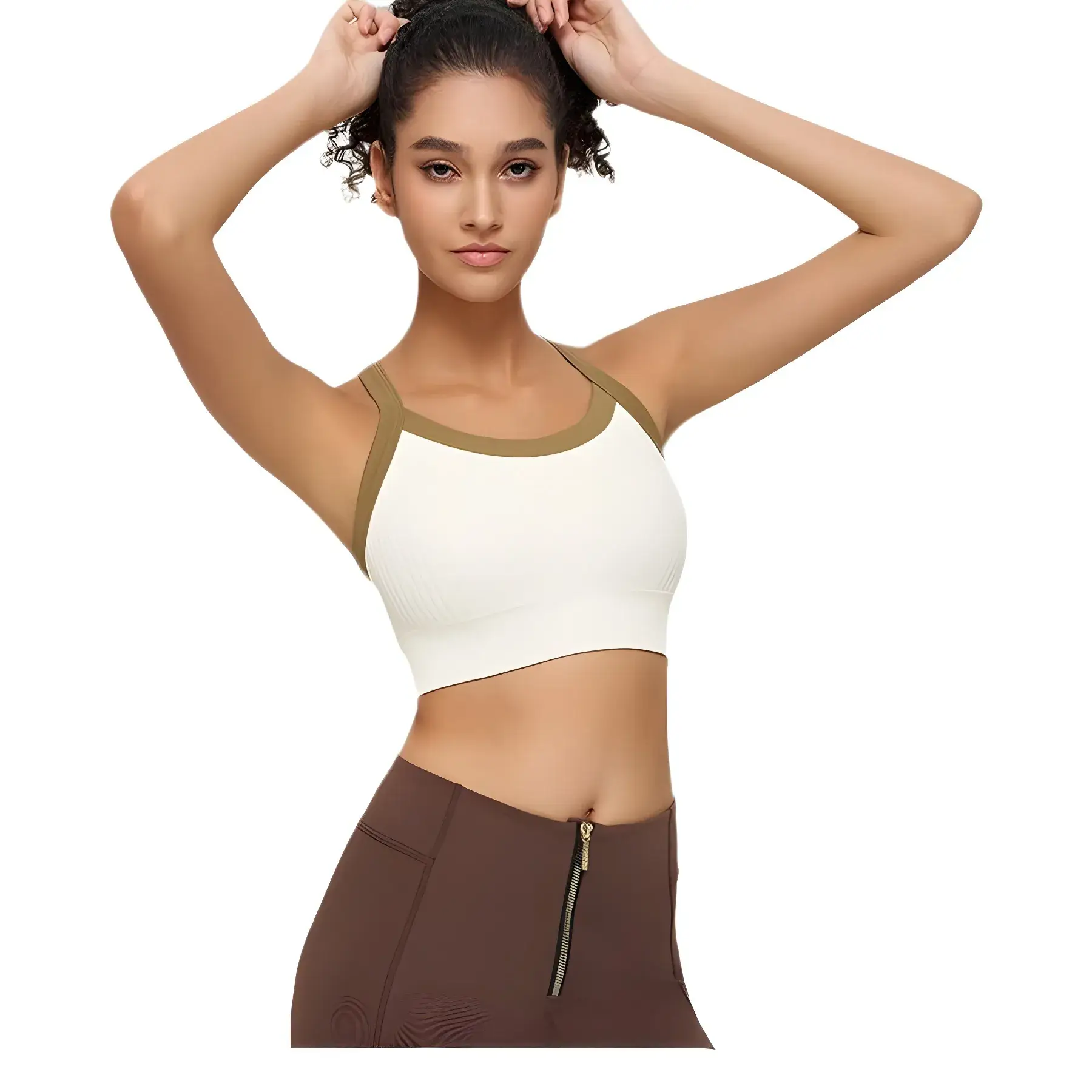 Seamless Padded Yoga Tank Top Quick Dry Backless - Image 10