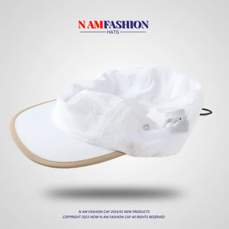 White Japanese Style Baseball Cap for Men Women — feature 11