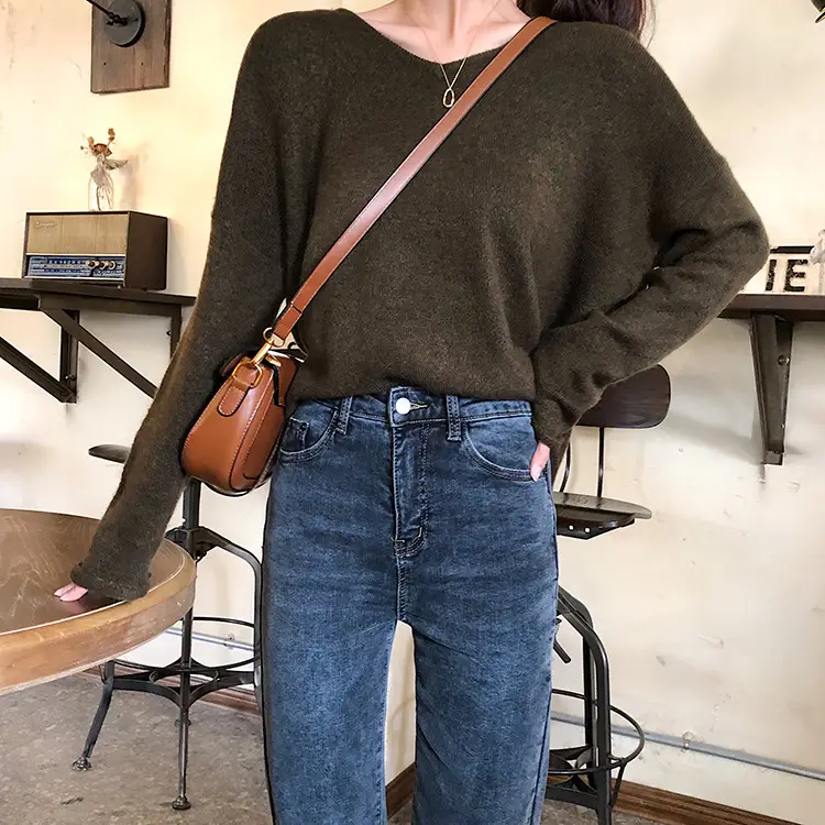 Dark Blue Cuffed Jeans Women 2026 Slimming Wide Leg Pants — feature 13