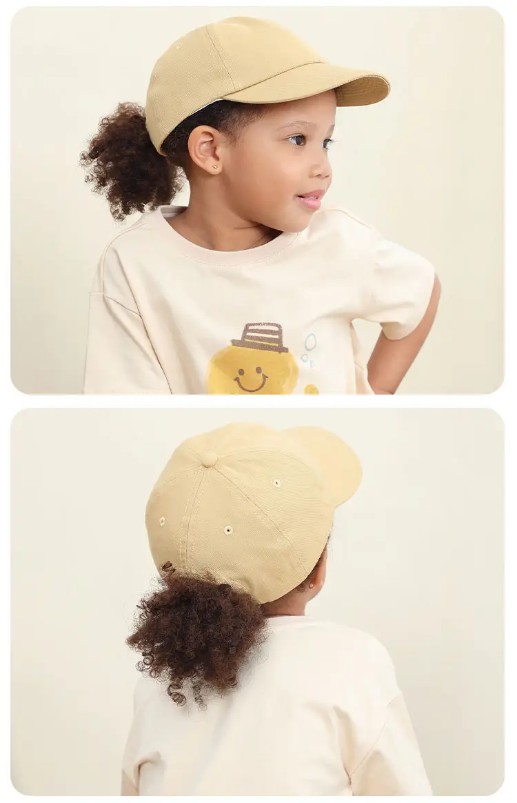 Pink Kids Baseball Cap Lightweight Embroidered — feature 17