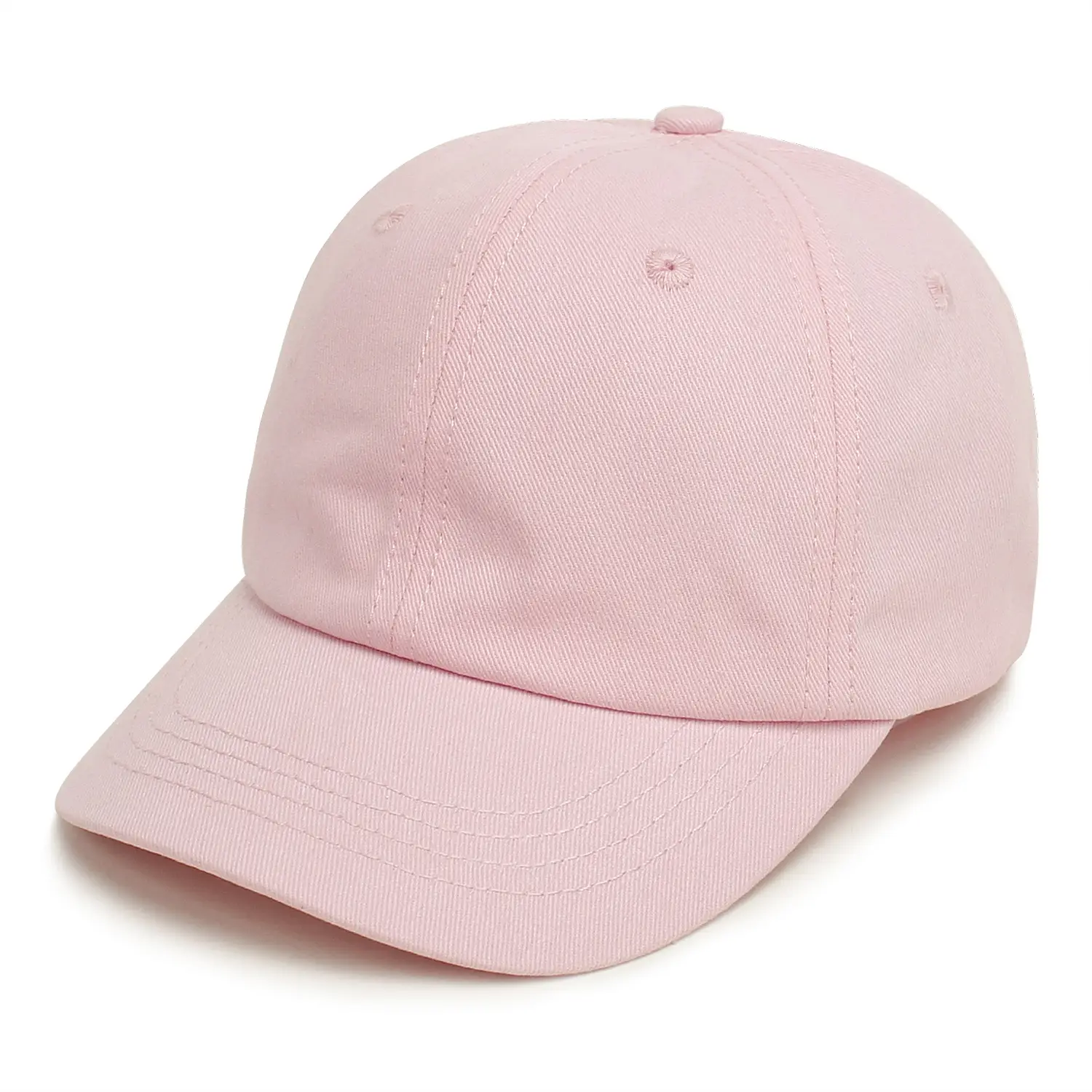 Pink Kids Baseball Cap Lightweight Embroidered - Image 6