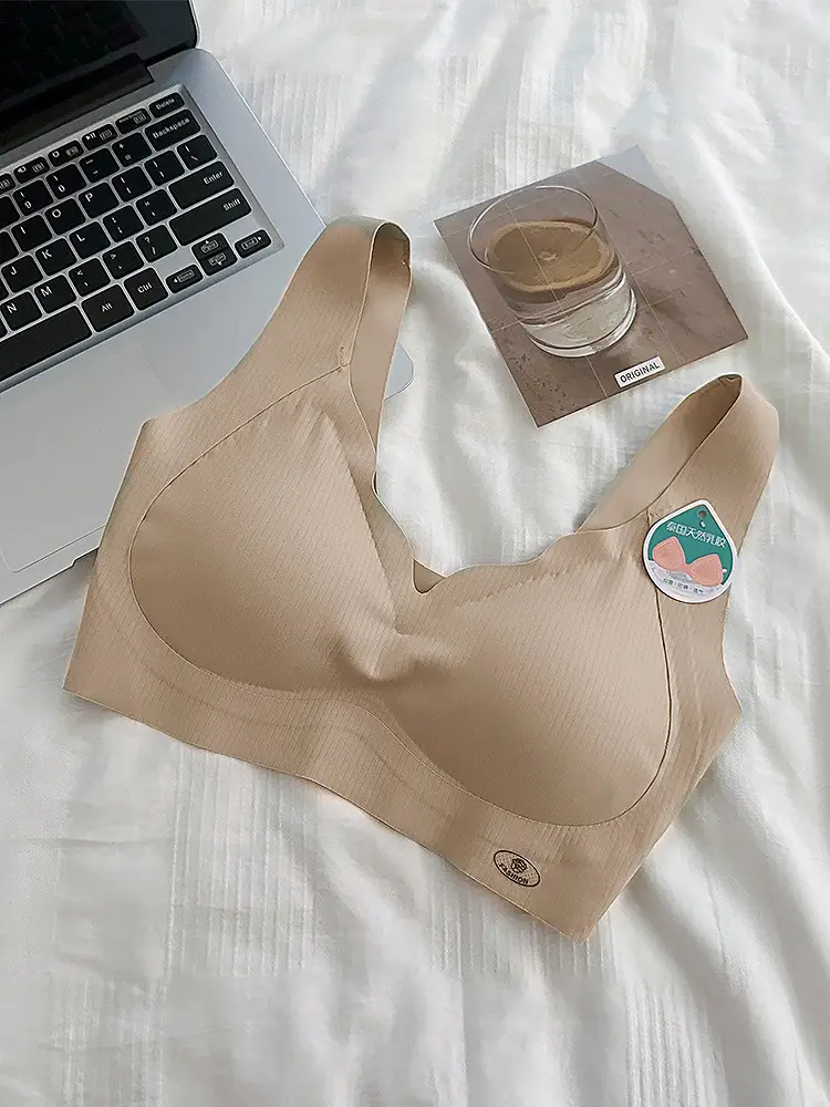 Women's No-Rim Anti-Gravity Pull-Up Vest Bra — feature 15