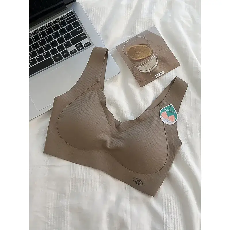 Women's No-Rim Anti-Gravity Pull-Up Vest Bra