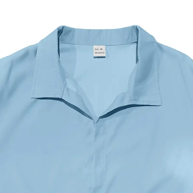 Men's Olive Green Long Sleeve Button Shirt — feature 35