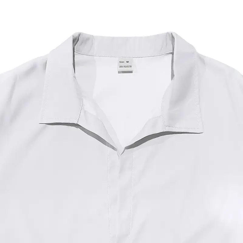 Men's Olive Green Long Sleeve Button Shirt — feature 8