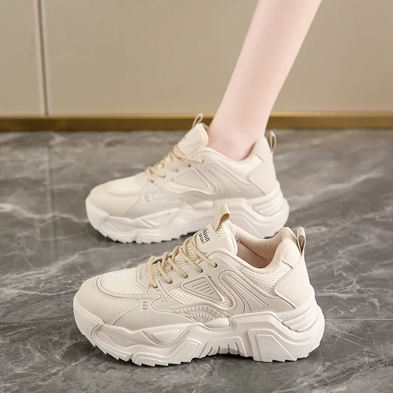 Women Black Thick Casual Shoes Wholesale New Autumn - Image 7