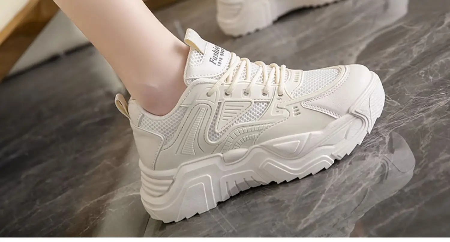 Women Black Thick Casual Shoes Wholesale New Autumn — feature 17