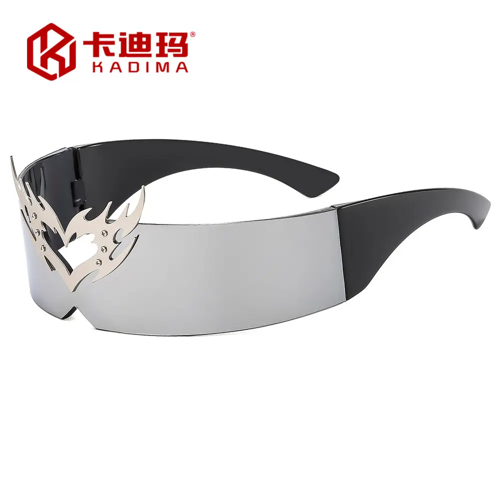 Orange Flame Frame Sunglasses for Men