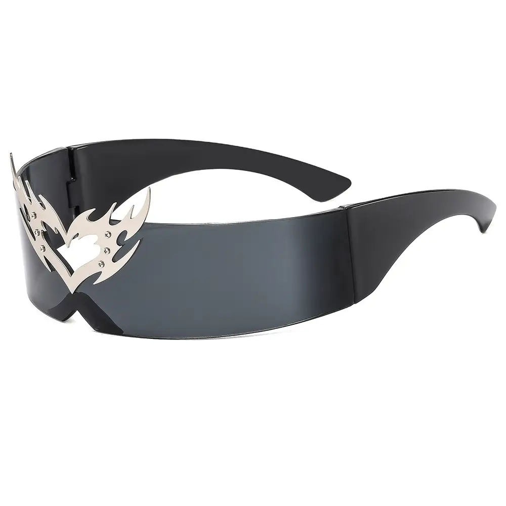 Orange Flame Frame Sunglasses for Men
