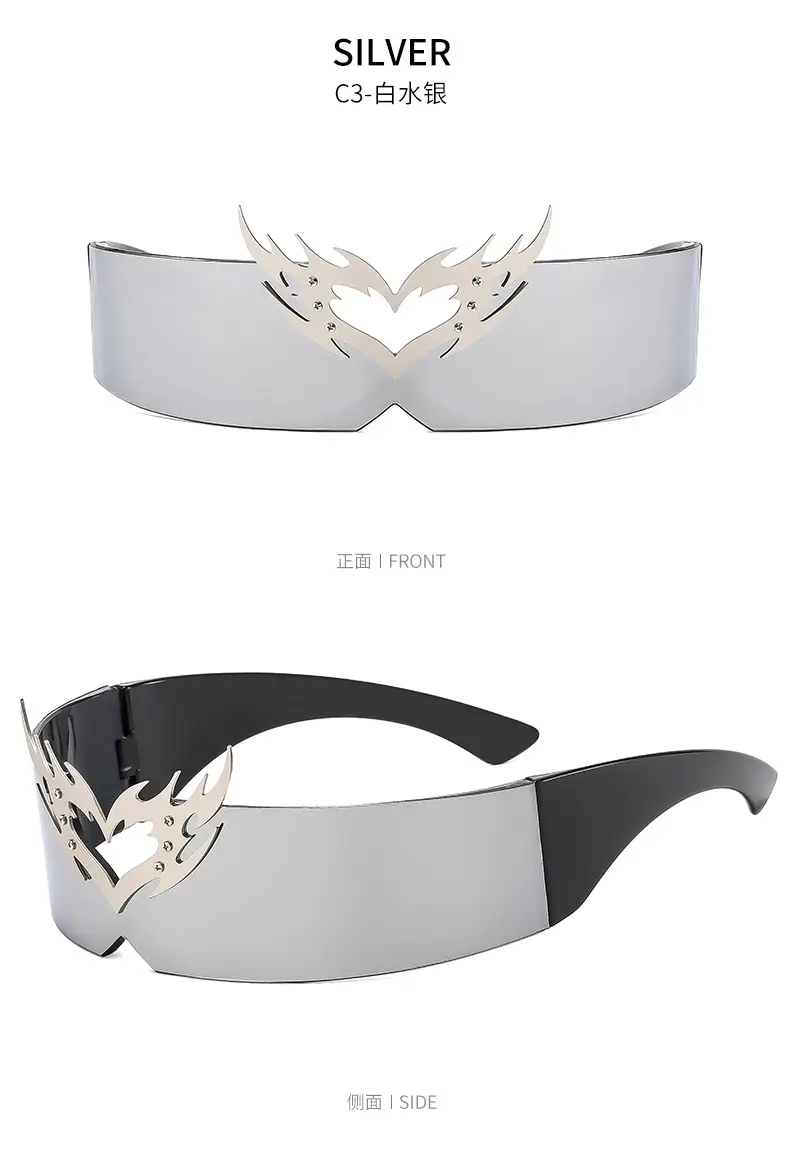 Orange Flame Frame Sunglasses for Men — feature 15