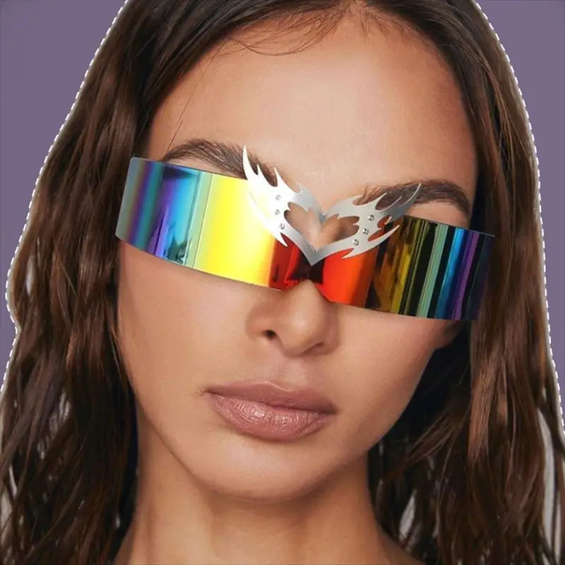 Orange Flame Frame Sunglasses for Men — feature 2