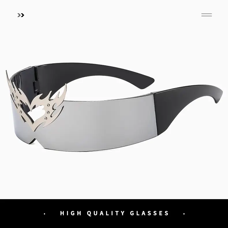 Orange Flame Frame Sunglasses for Men — feature 7
