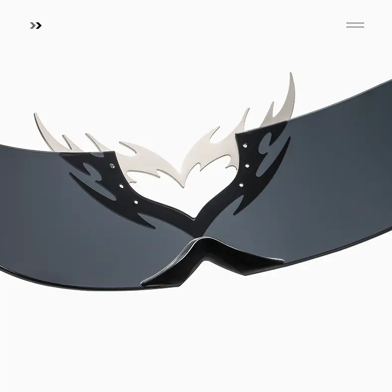 Orange Flame Frame Sunglasses for Men — feature 8