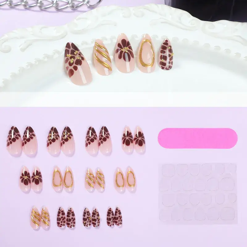 Pink Sparkly Nail Art Set for Girls