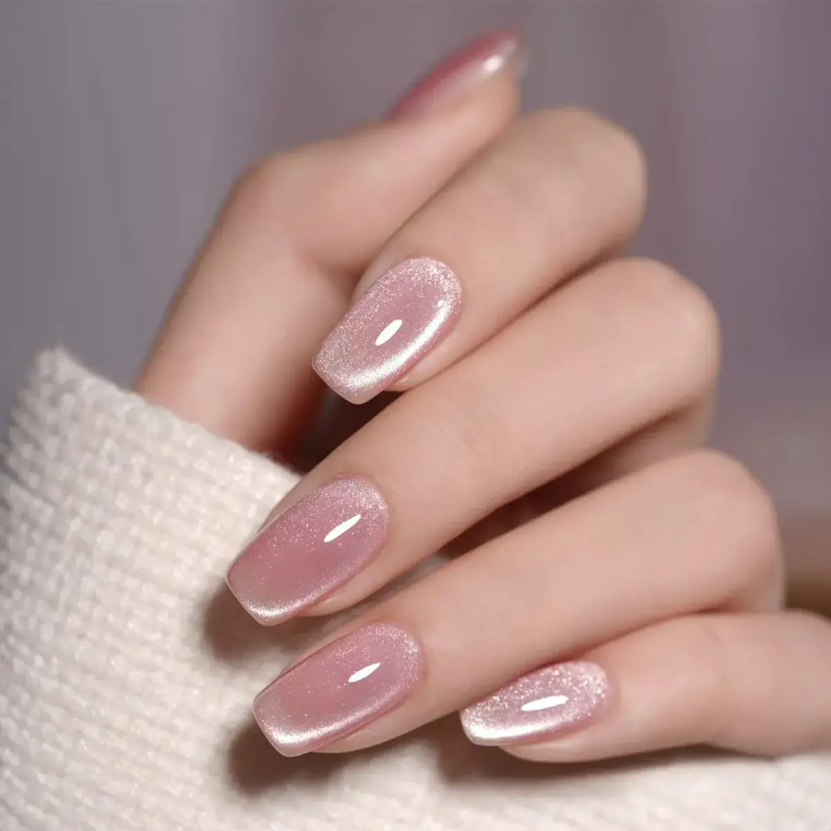 Pink Sparkly Nail Art Set for Girls