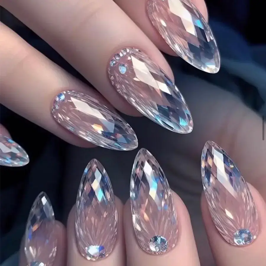 Pink Sparkly Nail Art Set for Girls