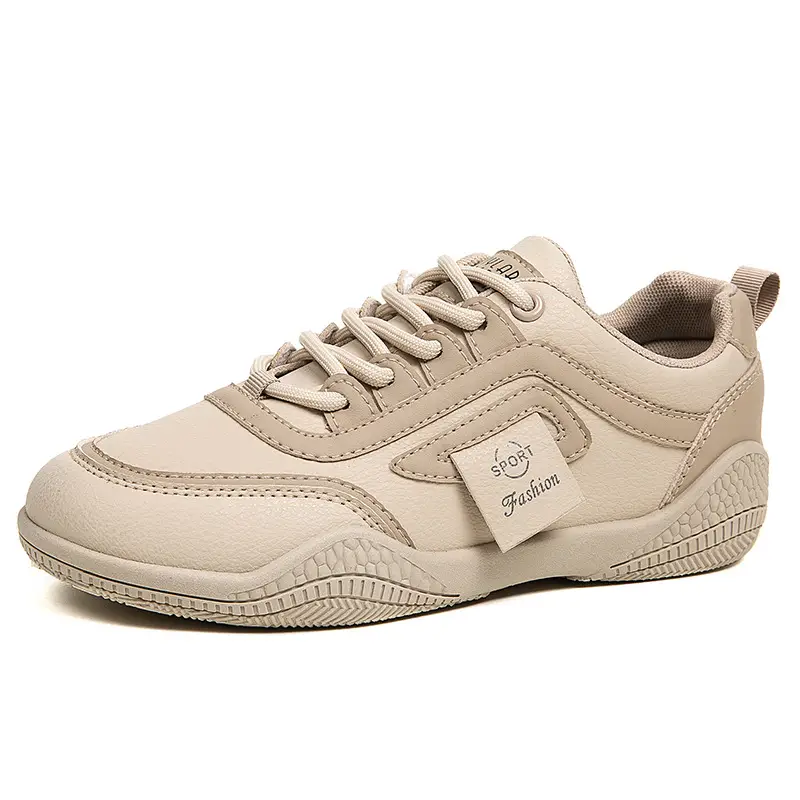 Women's 2025 Leather Casual Sneakers White Non-Slip - Image 7