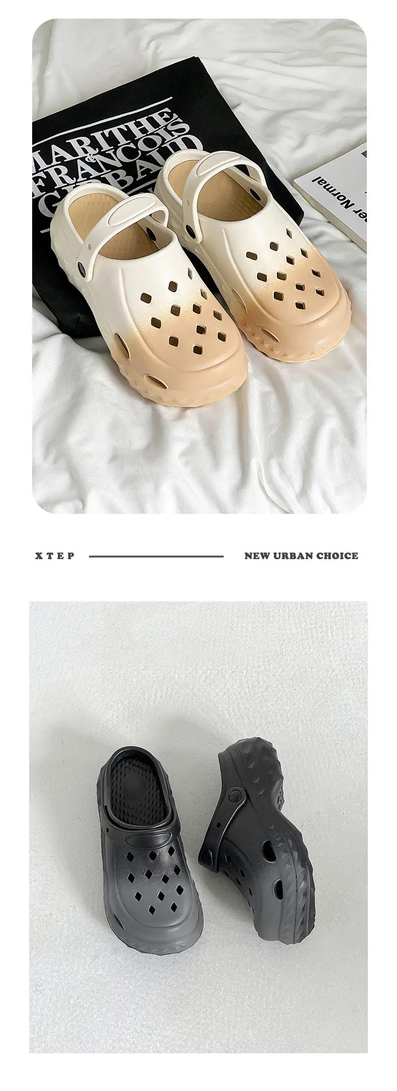 Hole Shoes Women's Beach Shoes Summer New Style Outfit Fashionable Platform Shoes Indoor Home Baotou Sandals and Slippers for Women — feature 15