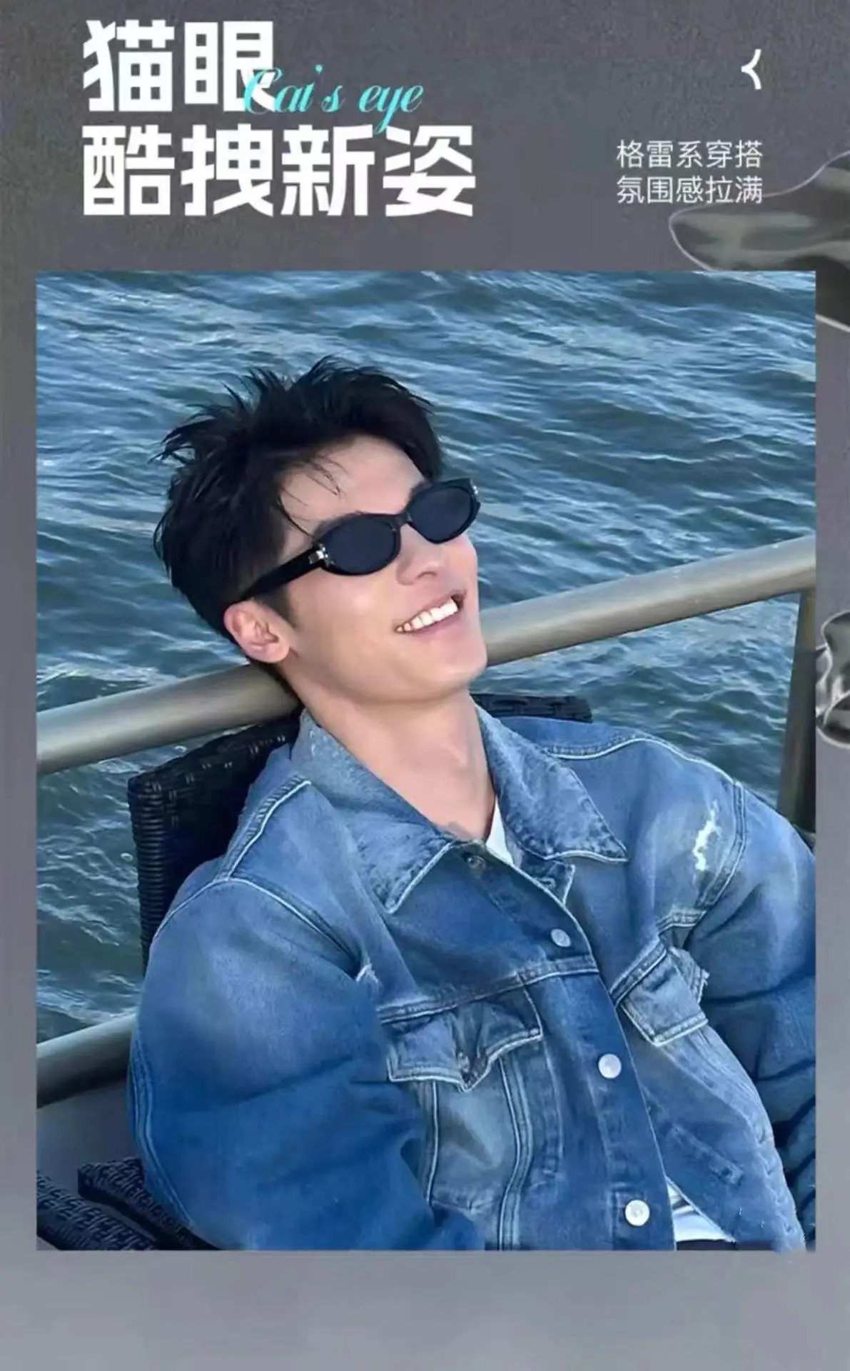 High-End Cat-Eye Sunglasses Black Nylon Lens — feature 5