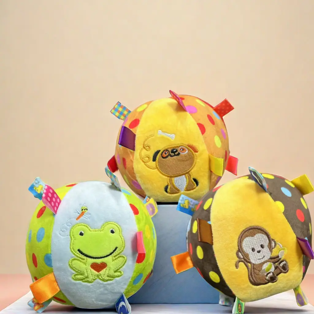 Cross-border New Product Sound Toy Bell Pet Toy Ball Small, Medium and Large Dog Interactive Pet Plush Toy
