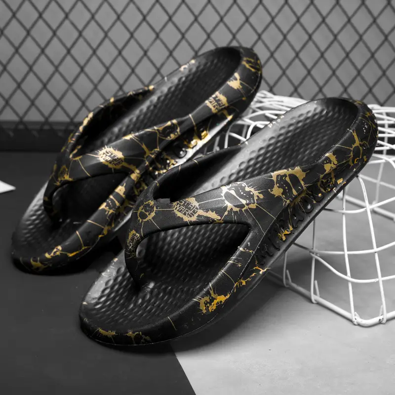 Slippers Men's 2024 Summer New Fashionable All-match Outwear Flip-flops Men's Casual Outdoor Beach Shoes - Image 5