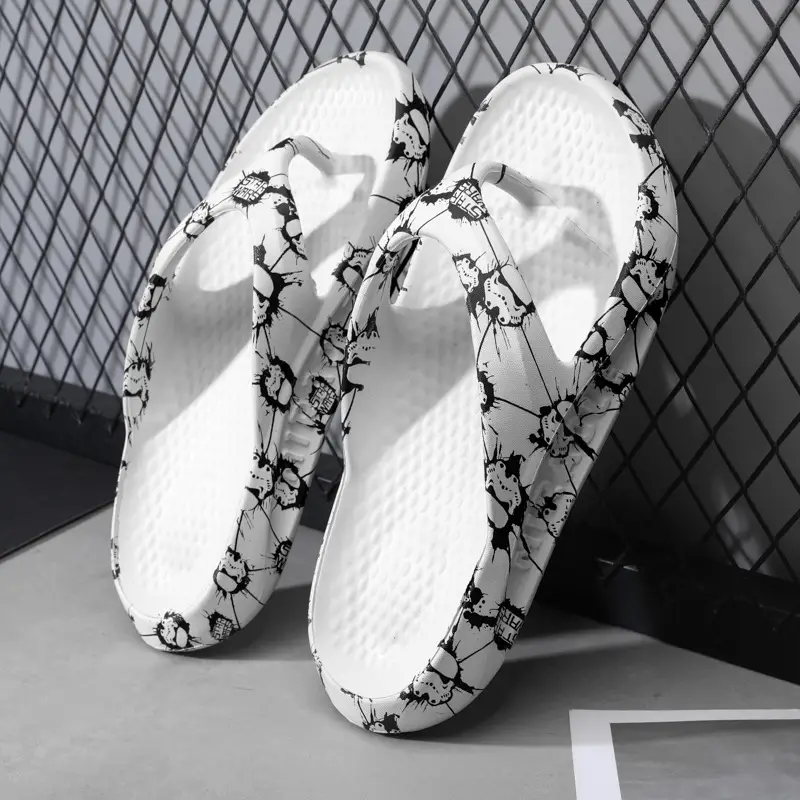 Slippers Men's 2024 Summer New Fashionable All-match Outwear Flip-flops Men's Casual Outdoor Beach Shoes - Image 6