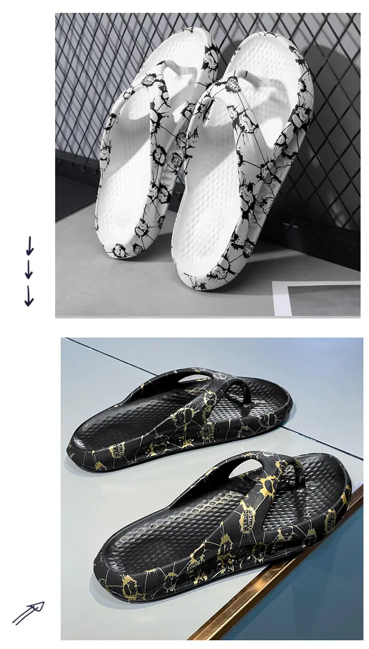 Slippers Men's 2024 Summer New Fashionable All-match Outwear Flip-flops Men's Casual Outdoor Beach Shoes — feature 9