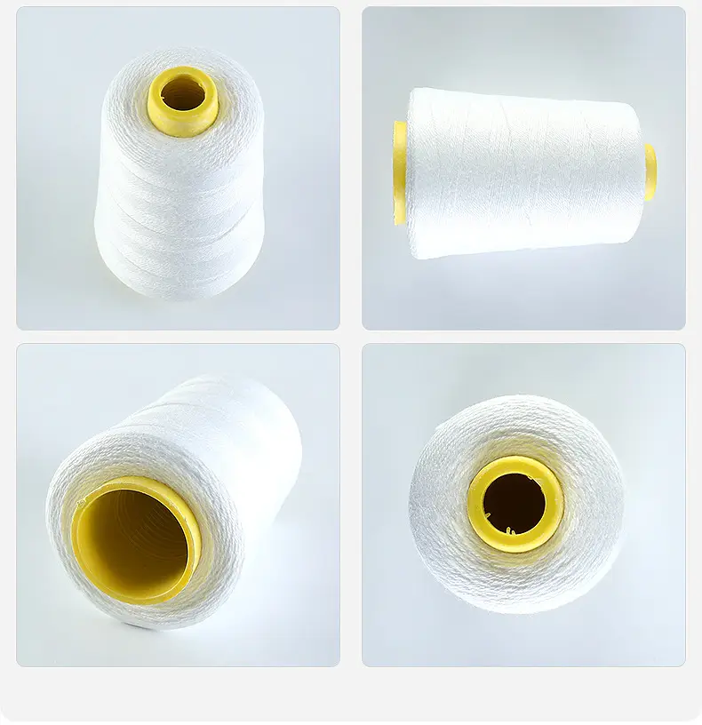 Manufacturer Wholesale Bag Sewing Machine Sealing Thread Polyester Bag Sewing Thread Woven Bag Packing Thread Polyester Thread High Strength and Wear Resistance — feature 7