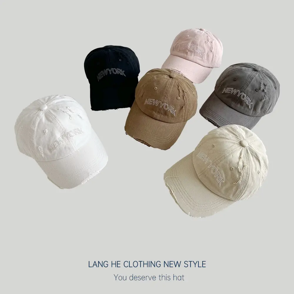 New York Letter Embroidered Baseball Cap for Boys Girls - Image 10