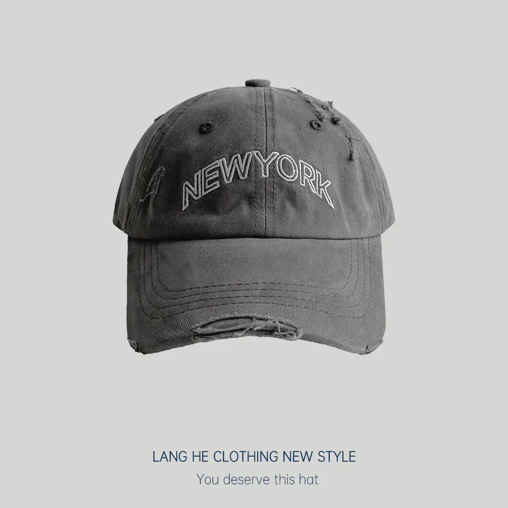 New York Letter Embroidered Baseball Cap for Boys Girls - Image 2